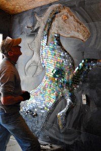 Robert Hennessy, Mosaic Artist and Master Tile Craftsman, Hennessy Floor in Hendersonville, NC